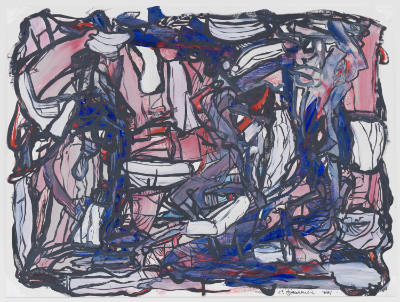 Claude Lawrence, “Untitled”, Sag Harbor, New York, United States, April 2001, Acrylic on paper,…