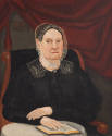 Samuel Packard, “Portrait of Hannah Davis, aged 82”, United States, 1848, Oil on canvas, 34 1/2…