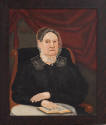 Samuel Packard, “Portrait of Hannah Davis, aged 82”, United States, 1848, Oil on canvas, 34 1/2…