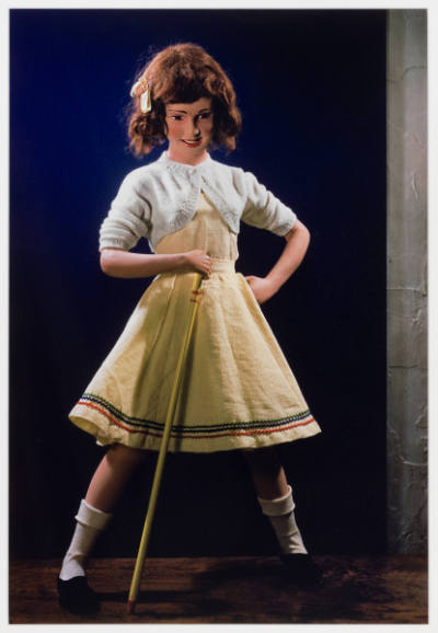 Morton Bartlett, “Girl with Pool Cue”, Boston, Massachusetts, circa 1955, printed 2006, Chromog…