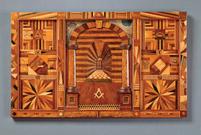 Masonic Plaque in the Form of a Royal Arch Tracing Board
Artist unidentified
Photo by David S…