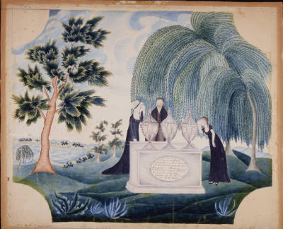 Perez, Mabel, and Rebecka White Mourning Piece
Orra White (1796–1863)
Photographed by John Pa…