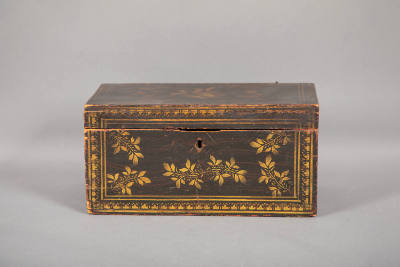 Artist unidentified, “Box”, Eastern United States, 1815 - 1830, wood, painted with bronze stenc…