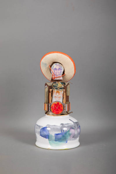 Hector Pascual Gallo Portieles, b. 1924, “Decorated Bottle,” Havana, Cuba, c. 2013, Bottle, wat…