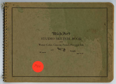 St. EOM, “Notebook”, Buena Vista, Georgia, United States, 1935–1957, Pen on paper, 12 x 9 x 3/8…