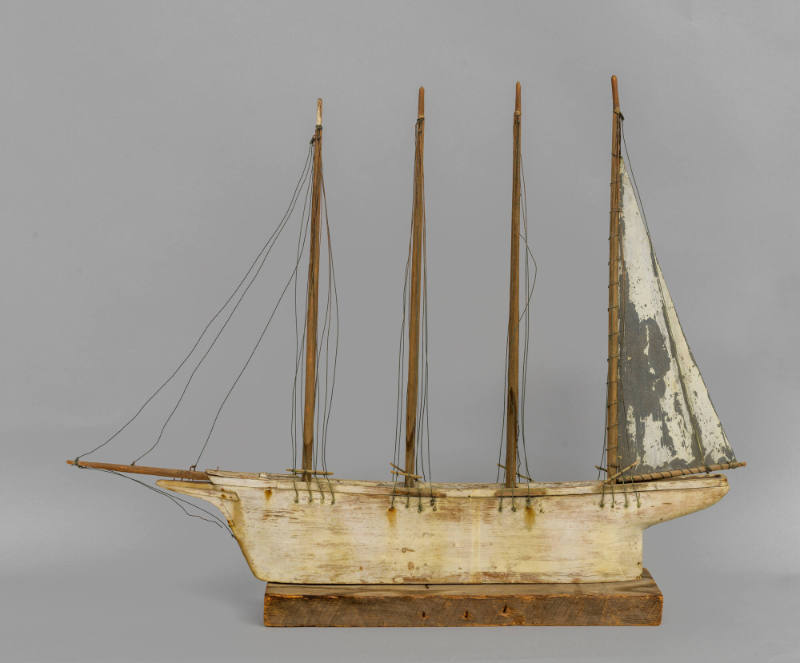 Frank Adams, “Ship”, Massachusetts, United States, 1930–1944, Wood, sheet, metal, wire, paint, …