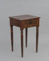 Artist unidentified, “Night Table”,  New England, 1830–1840, Painted pine and maple, 18 in., Co…