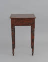 Artist unidentified, “Night Table”,  New England, 1830–1840, Painted pine and maple, 18 in., Co…