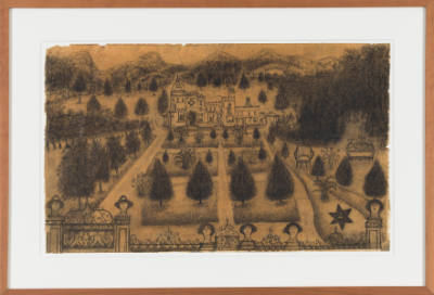 Artist unidentified, “Drawing by a Patient of the St. Albans Sanatorium, Radford, Virginia”, Ra…