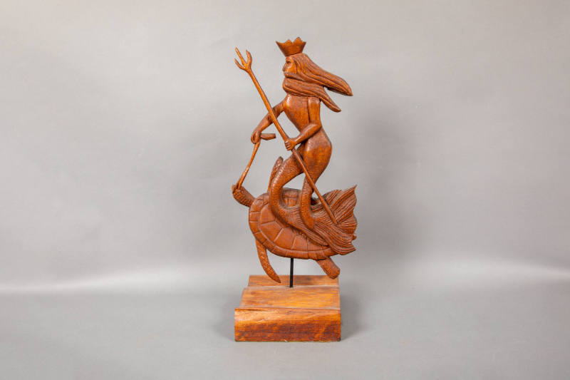 Albert Hoffman, “Neptune”, Atlantic City, New Jersey, United States, 1973, Wood, 21 3/4 × 9 1/2…