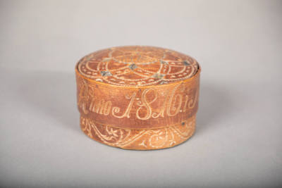 John Hansen Budalsplass, “Box”, Central Norway, Norway, 1816, Wood, 3 1/2 x 7 1/4 x 7 in., Coll…