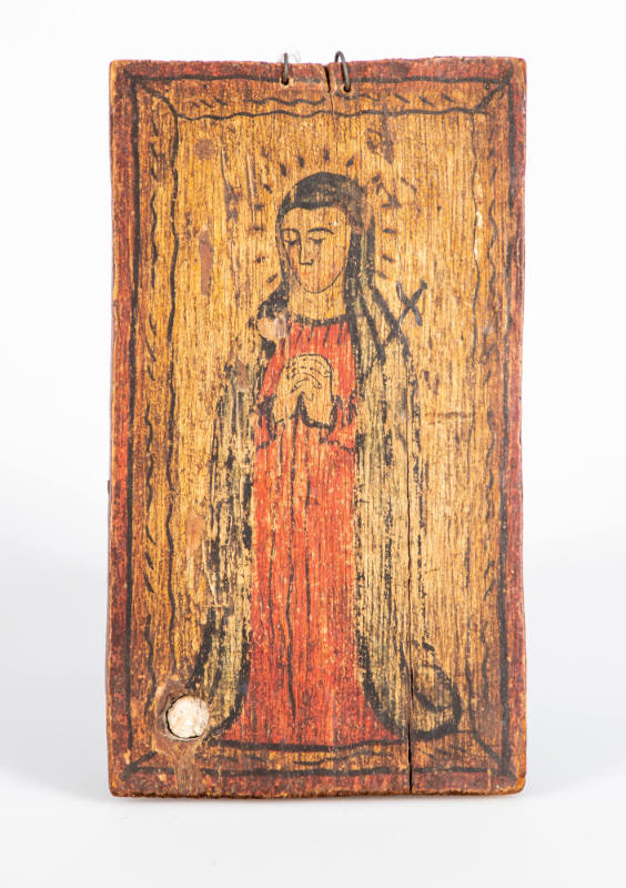 José Manuel Benavides (formerly the Santo Niño Santero, 1793–1862), “Nuestra Senora (Our Lady o…
