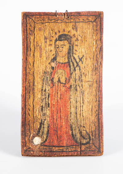 José Manuel Benavides (formerly the Santo Niño Santero, 1793–1862), “Nuestra Senora (Our Lady o…