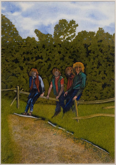 James Lloyd, (1905–1974), “The Who,” United Kingdom, 1970s, Gouache on paper, 21 3/4 × 15 1/2 i…