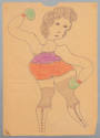 Lewis Smith, “Recruit, Sports to Come (double sided)”, Ohio, United States, n.d., Colored penci…