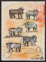 Hans Krüsi,  “Untitled”, St. Gallen, Switzerland, c. 1984, Mixed media and collage on paper, 15…