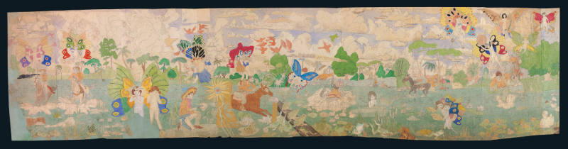 Untitled (Blengins capturing Glandelinian Soldiers) (double-sided)
Henry Darger
Photo by Gavi…