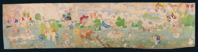 Untitled (Blengins capturing Glandelinian Soldiers) (double-sided)
Henry Darger
Photo by Gavi…