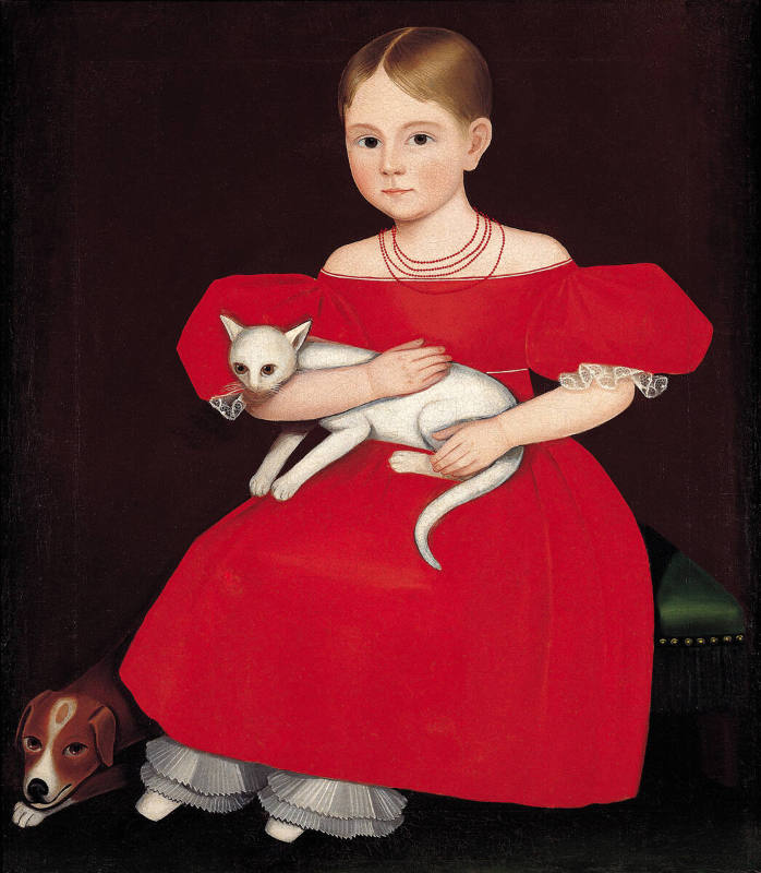 Girl in Red Dress with Cat and Dog
Ammi Phillips
Photo by John Parnell