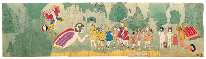 73 At Jennie Richee Escape by their help. (double-sided)
Henry Darger
Photo by James Prinz