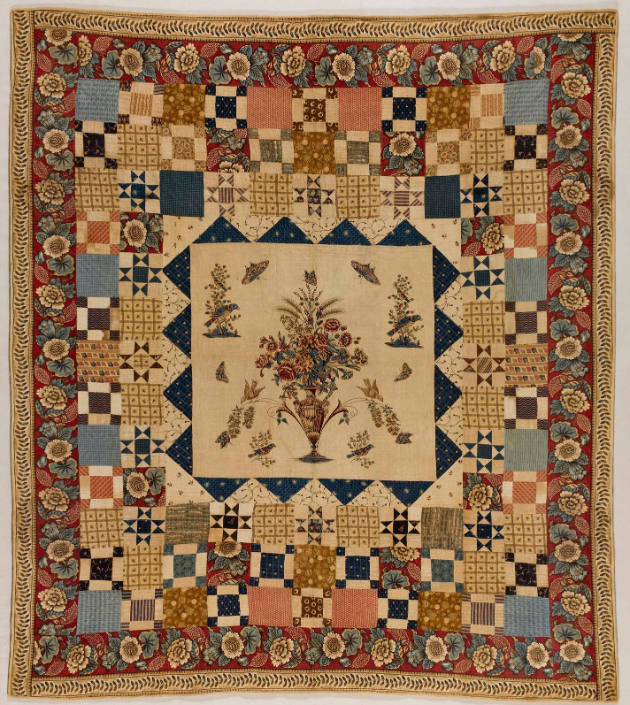 Hewson-Center Quilt with Multiple Borders
Artist unidentified; center block printed by John He…