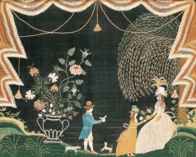 Sallie Hathaway Needlework Picture
Sallie Hathaway 
Photo courtesy Sotheby's, New York