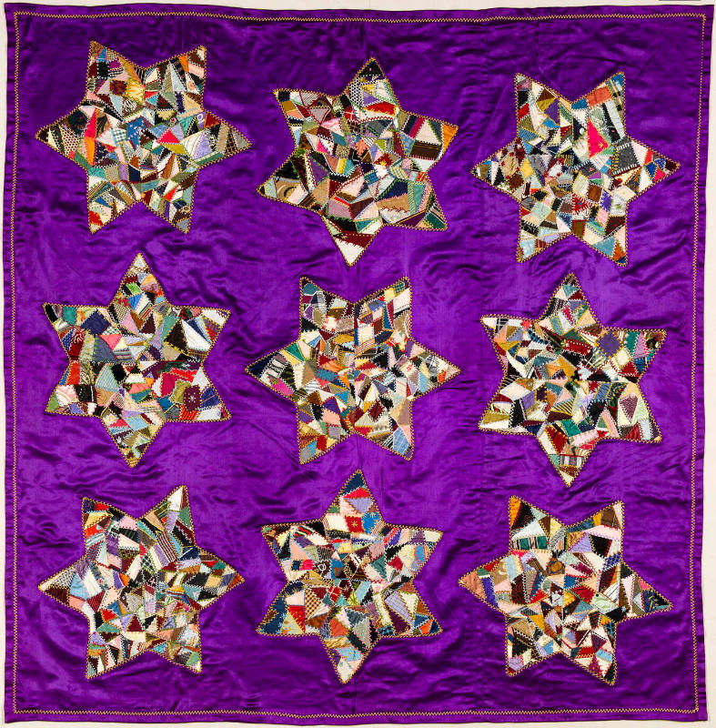 Show Quilt with Contained Crazy Stars
Unidentified member of the McAllister family
Photo by G…
