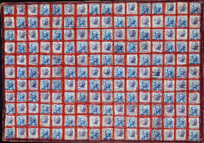 Untitled (Postage Stamps)
Eddie Arning, 1898-1993
Photographed by Gavin Ashworth