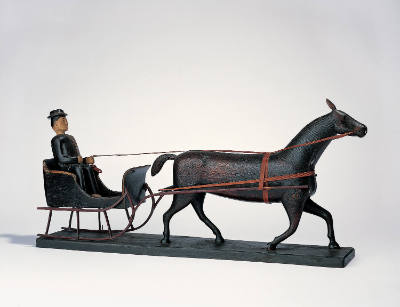 Horsedrawn Sleigh and Driver
Artist unidentified
Photo © 2000 John Bigelow Taylor