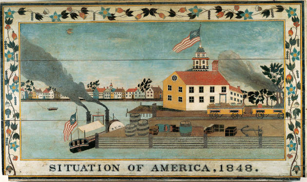 Situation of America, 1848.
Artist unidentified
Photographer unidentified