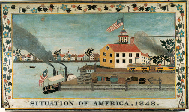 Situation of America, 1848.
Artist unidentified
Photographer unidentified