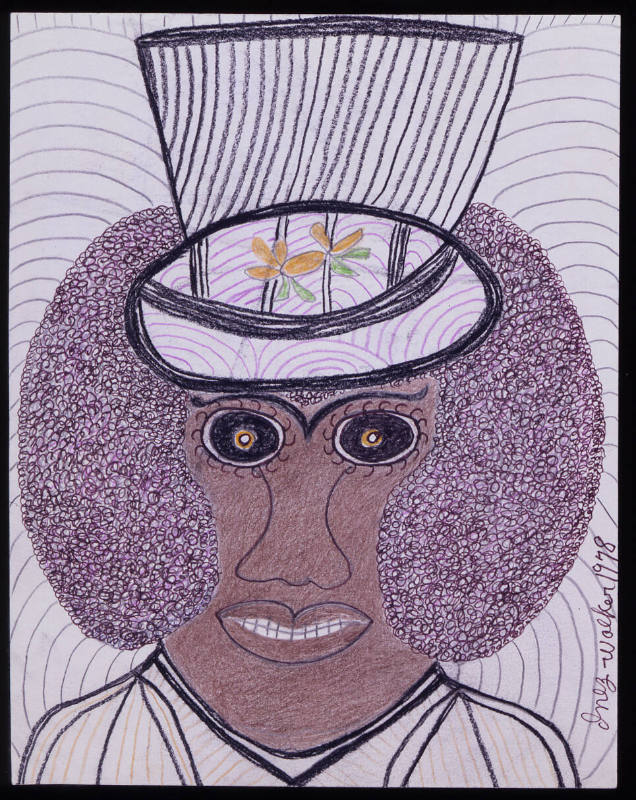 Portrait of a Woman with Afro and Hat
Inez Nathanial Walker (1911-1990)
Probably New York Sta…