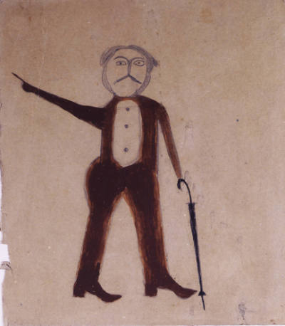 Untitled (Man with Umbrella)
Bill Traylor
Photographed by Gavin Ashworth