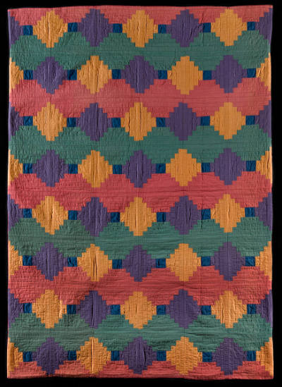 Log Cabin Crib Quilt, Courthouse Steps Variation
Artist unidentified
Photographed by Gavin As…