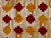 Log Cabin Quilt, Courthouse Steps Variation (detail)
Artist unidentified
Photographed by Gavi…