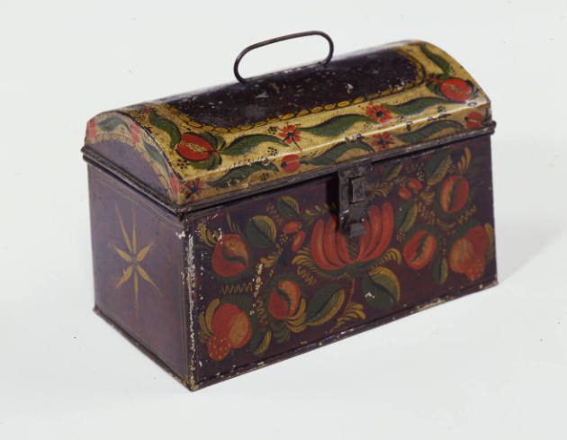 Butler Shop, (act. 1824–c. 1855); paint decoration by Ann Butler, (1813–1887), Trunk, Greenvill…