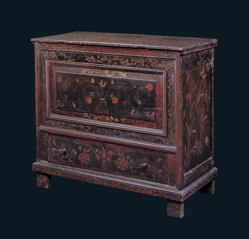 Artist unidentified, “Chest over Drawer,” Guilford-Saybrook area, Connecticut, United States, 1…