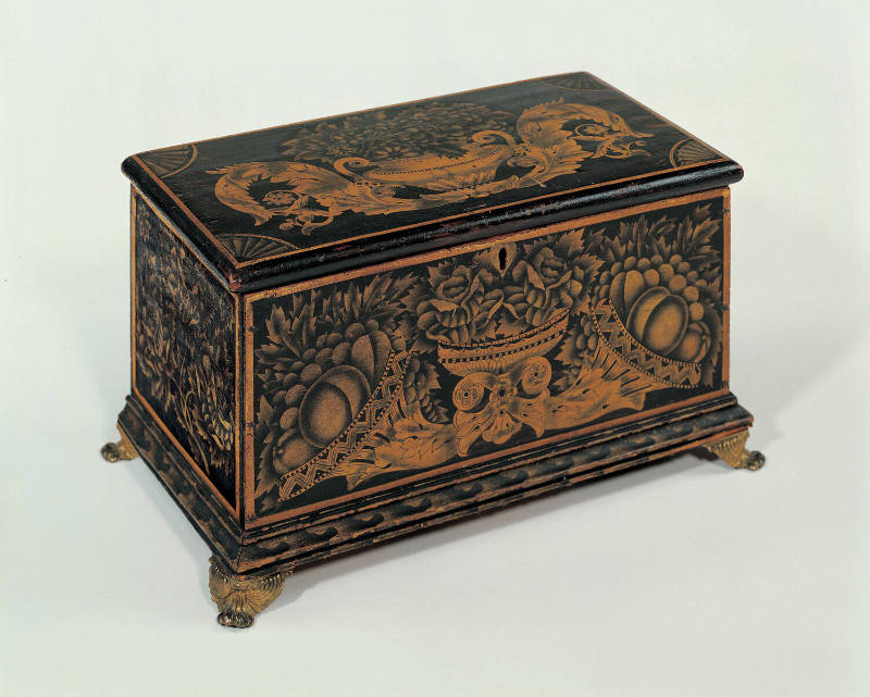 Artist unidentified; possibly Ransom Cook, (1794–1881), “"R.A.C." Box,” Probably Saratoga Sprin…