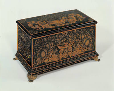 Artist unidentified; possibly Ransom Cook, (1794–1881), “"R.A.C." Box,” Probably Saratoga Sprin…