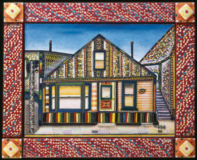 My House
Alexander A. Maldonado, 1901-1989
November 16, 1974
Acrylic on board
16 1/4 x 20 1…