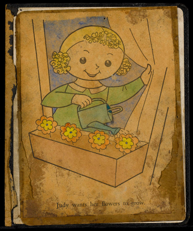 Henry Darger, “Untitled ("Judy wants her flower...")”,Chicago, Mid-twentieth century, Watercolo…