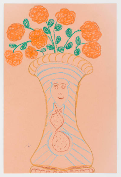 Inez Nathaniel Walker, (1911–1990), “Untitled”, New York, n.d., Pencil and crayon on constructi…