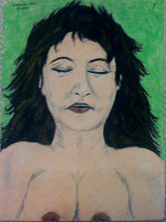 Norma Jean Asleep
Paul D. Humphrey (1931-1999)
Burlington, Vermont
1987-1999
Crayon, ink, a…