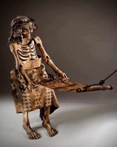 Day of the Dead Skeleton with Backstrap Loom
Artist unidentified
Photographed by Gavin Ashwor…