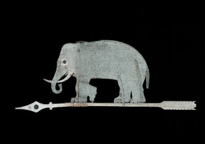 Elephant Weathervane
Artist unidentified
Photo © 2000 John Bigelow Taylor
