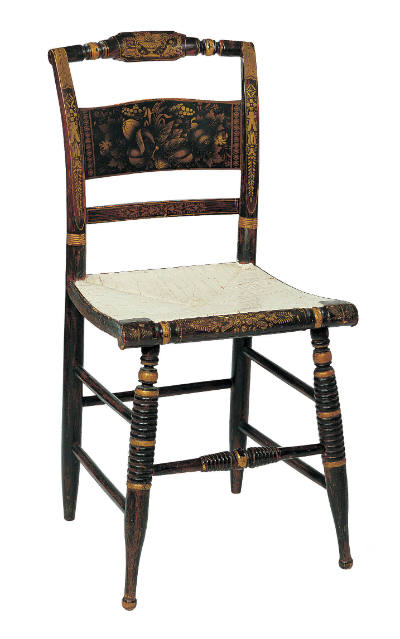 Artist unidentified, “Fancy Side Chair,” Probably New York or Connecticut, United States, c.183…