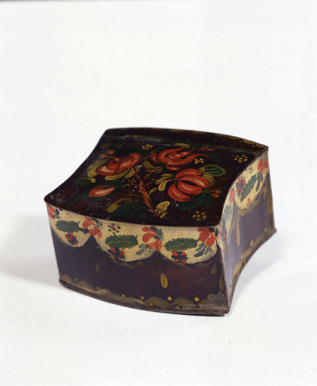 Butler Shop, (act. 1824–c. 1855); paint decoration by Ann Butler, (1813–1887), Trinket Box, Gre…