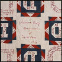 Admiral Dewey Commemorative Quilt (detail)
Possibly The Mite Society (Ladies' Aid), United Bre…