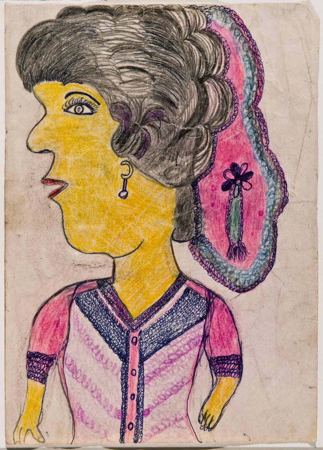 Untitled (Woman with Pink Snood)
Nellie Mae Rowe
Photo by Gavin Ashworth