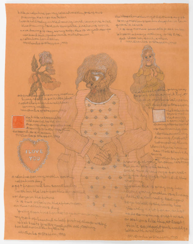 Charles Steffen, (1927–1995), “A Valentine for My Beloved Mother,” Chicago, Illinois, 1990, Col…